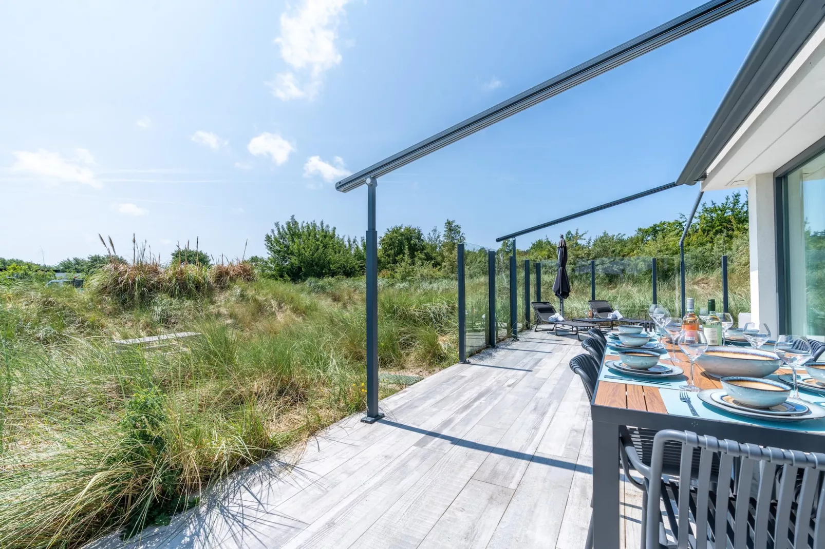 Strandvilla Hygge-Terrasse/Balkon