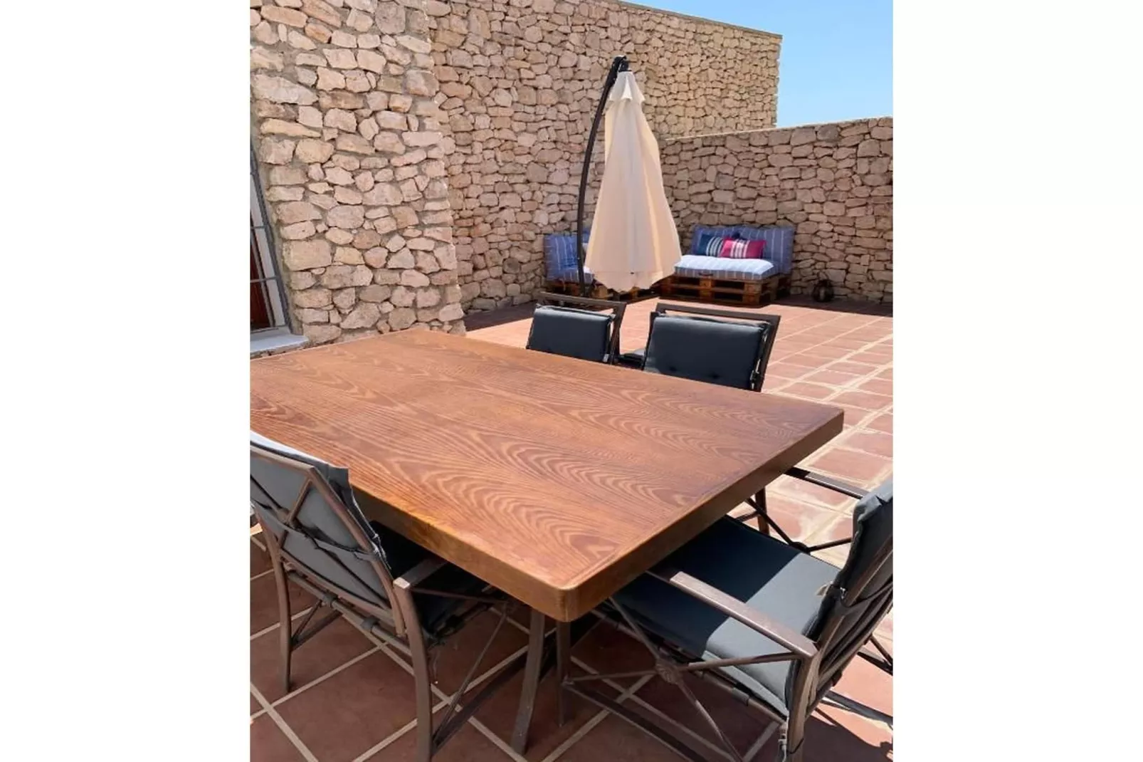 CT 354 AL - Faro's Casa Piedra - Agua Amarga - Cabo de Gata-Terrasse/Balkon