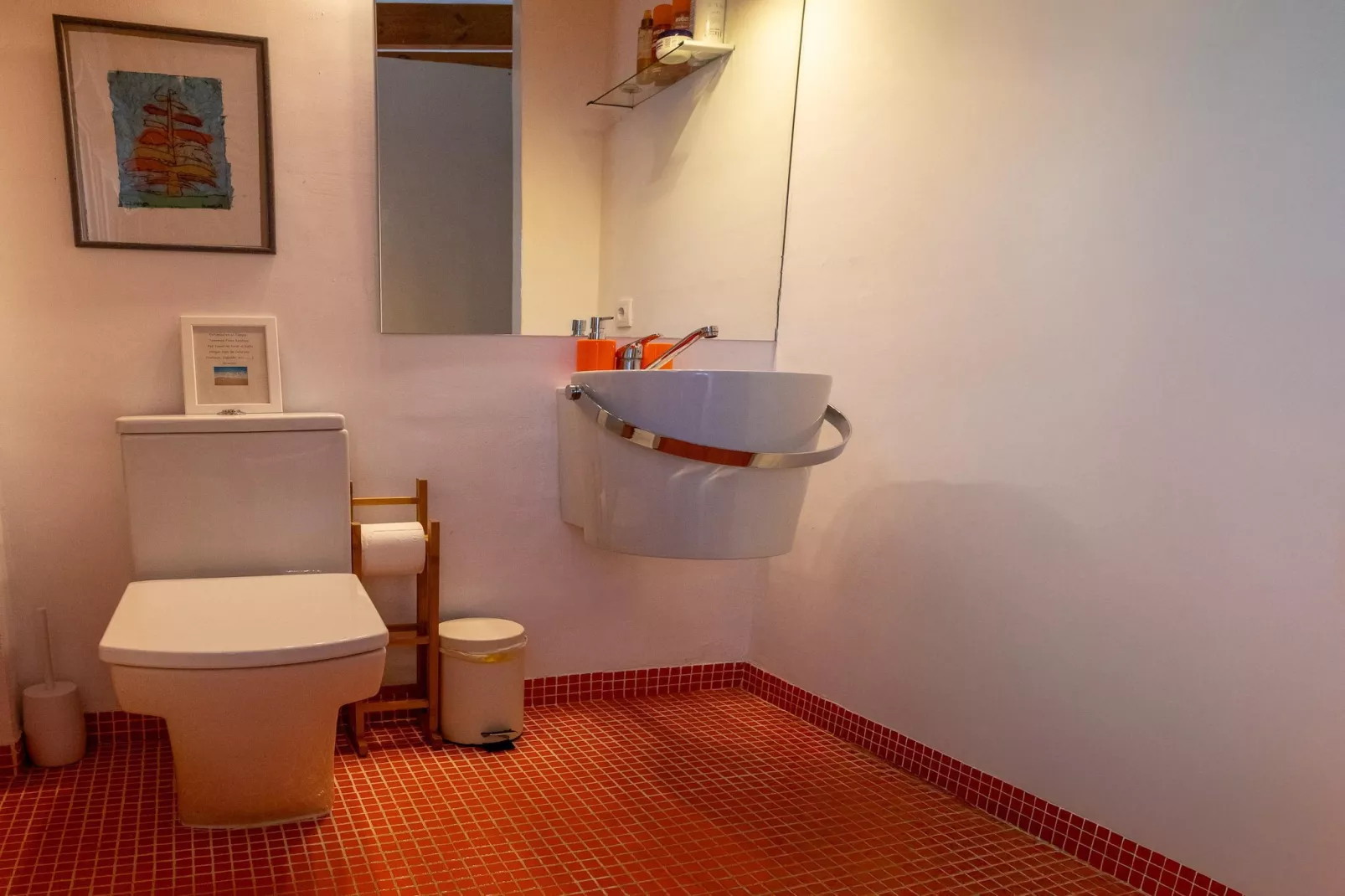 CT 385 AL - Faro's Soulrise Villa - Mojacar - Pool & Artistic Flair close to the Beach-Bathroom