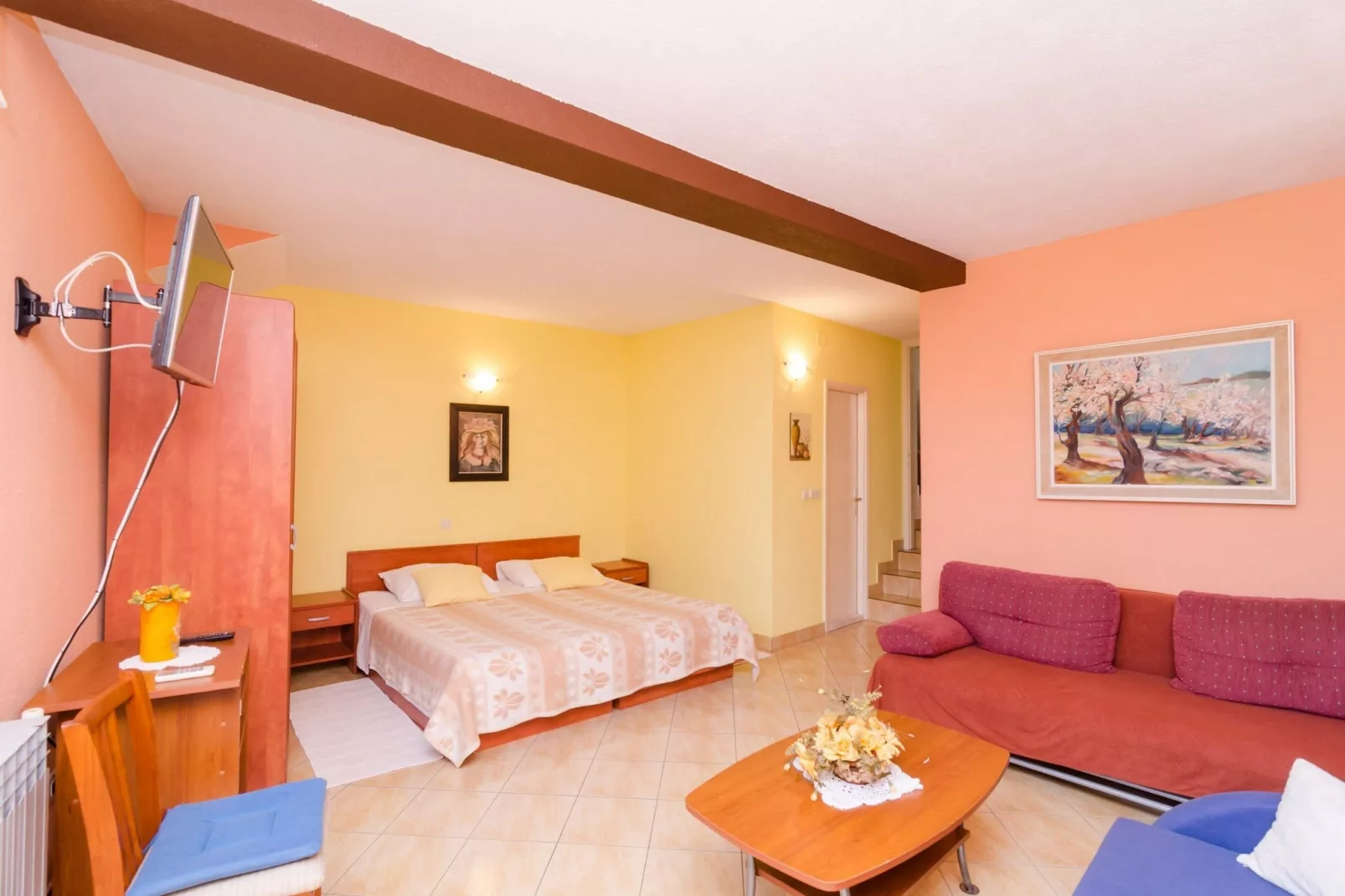 Apartment Olga - Studio Apartment with Terrace-Indoor