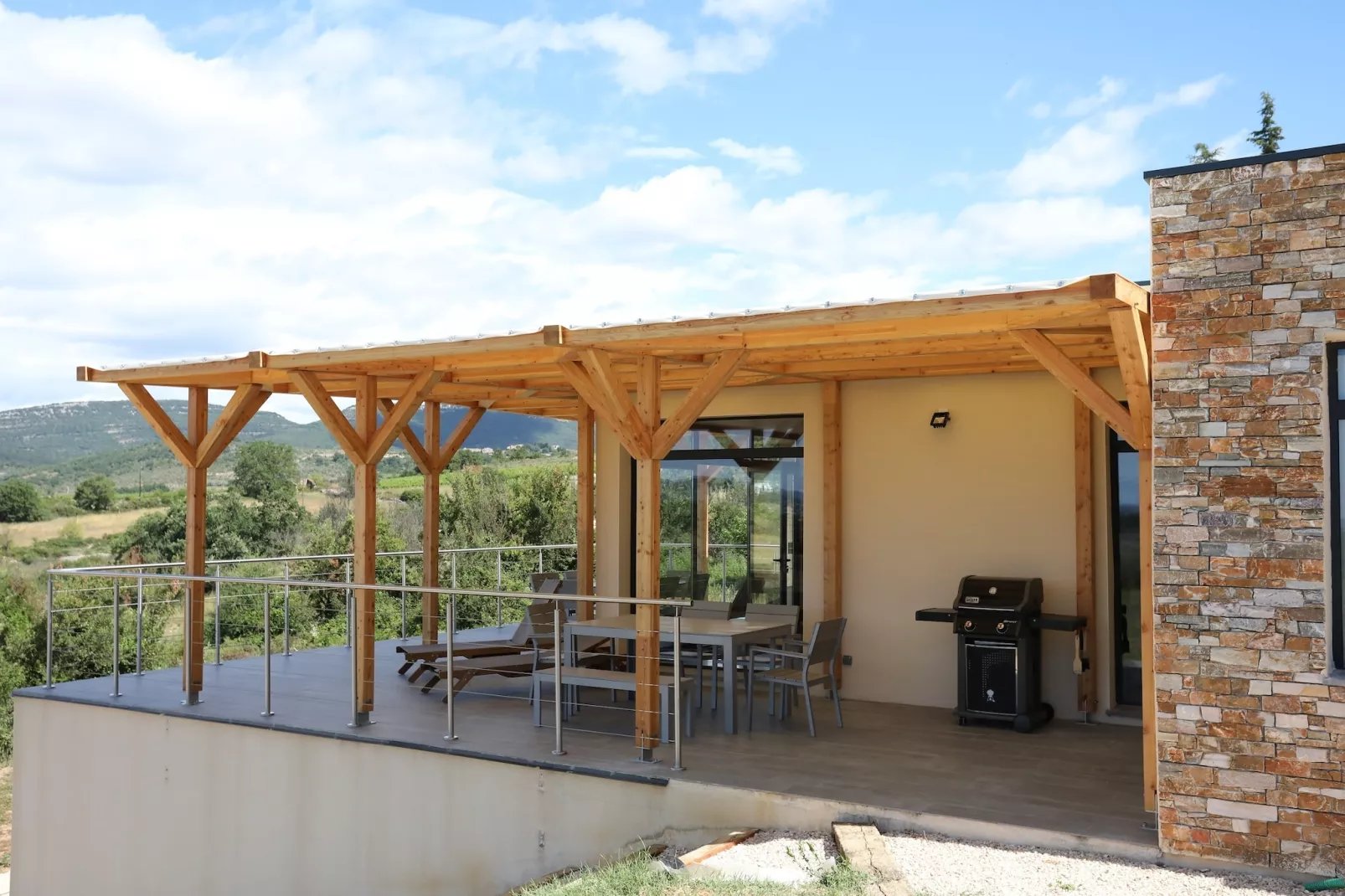 Villa moderne-Terrasse / balcon