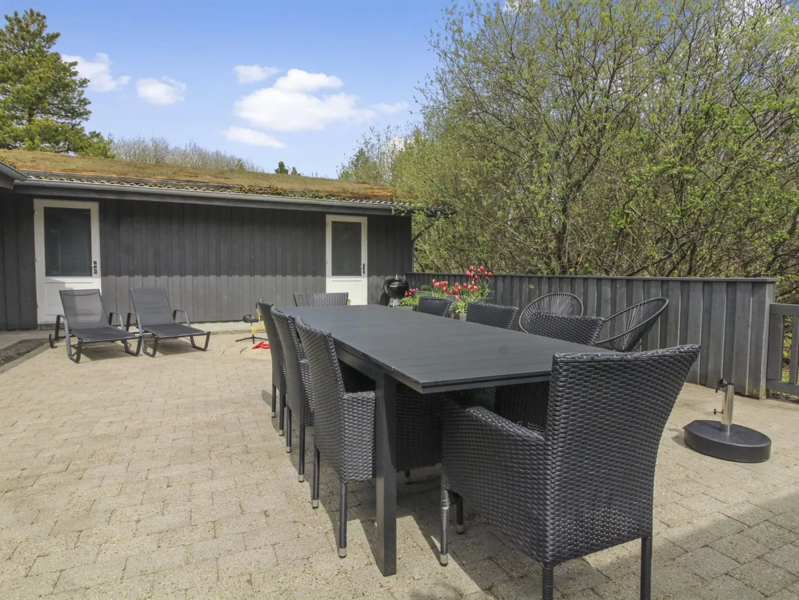 "Vieno" - 2.6km from the sea-Dehors