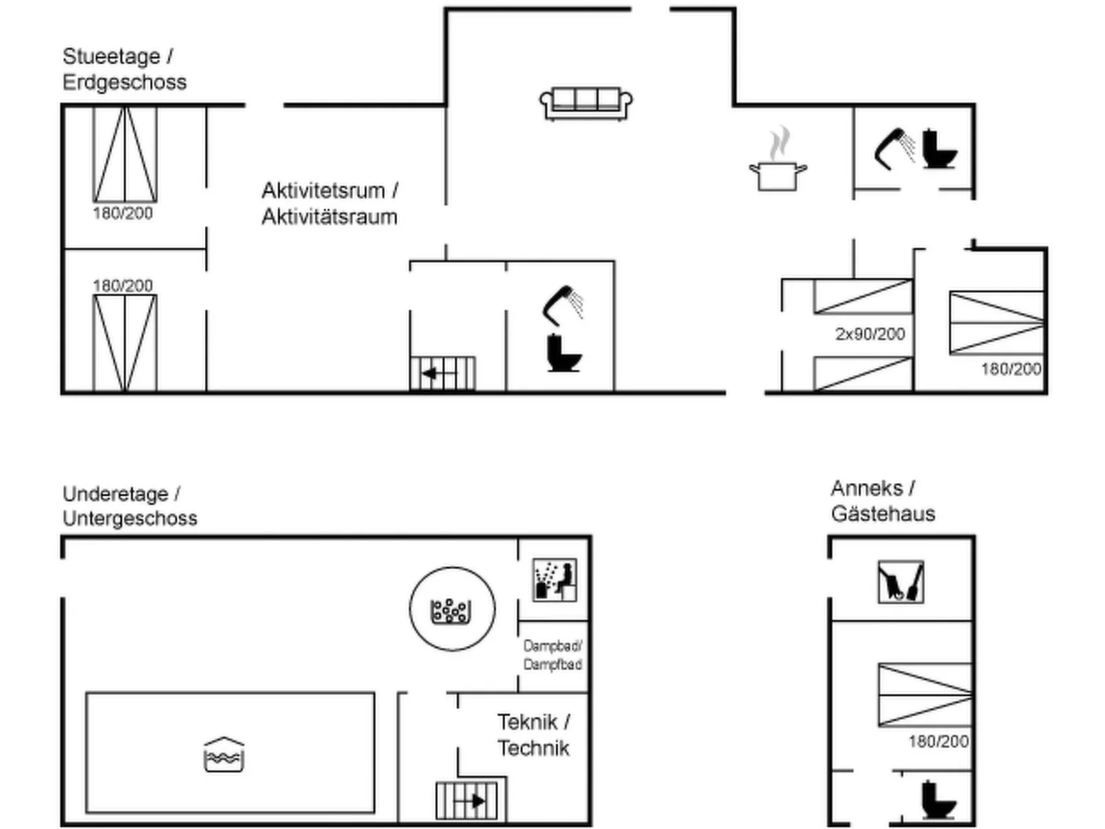 "Ancel" - 1.7km from the sea-Inside