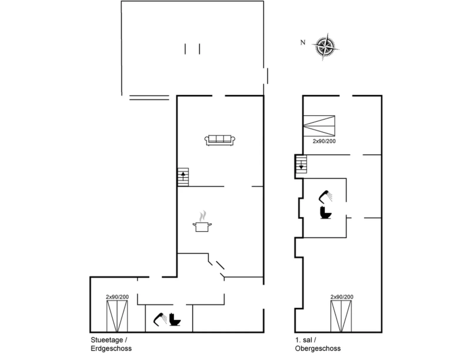 "Merrit" - 250m from the sea-Inside