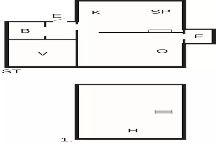 4 person holiday home in Hagby-Floor plan