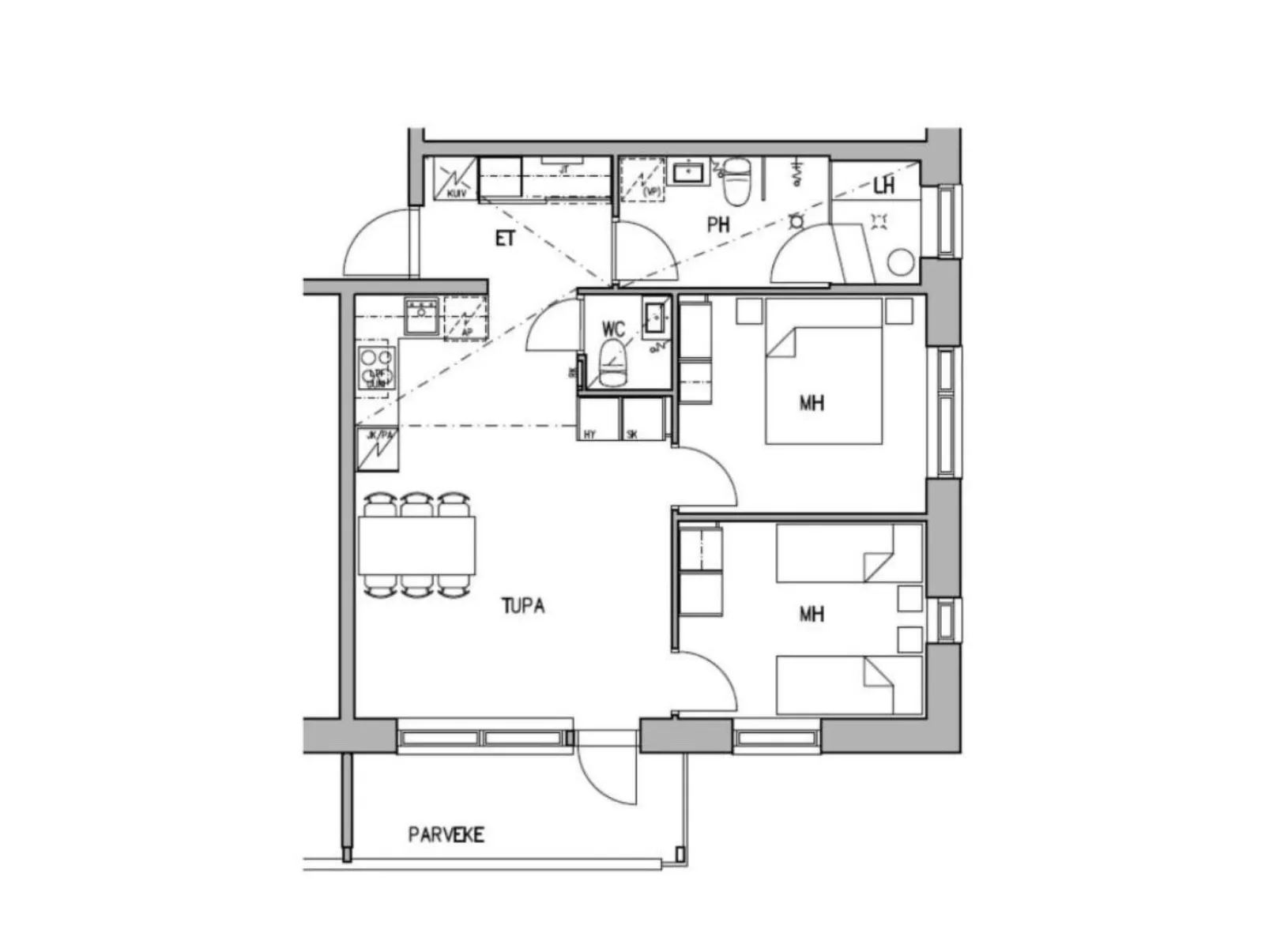 Levin kunkku c6-Drinnen