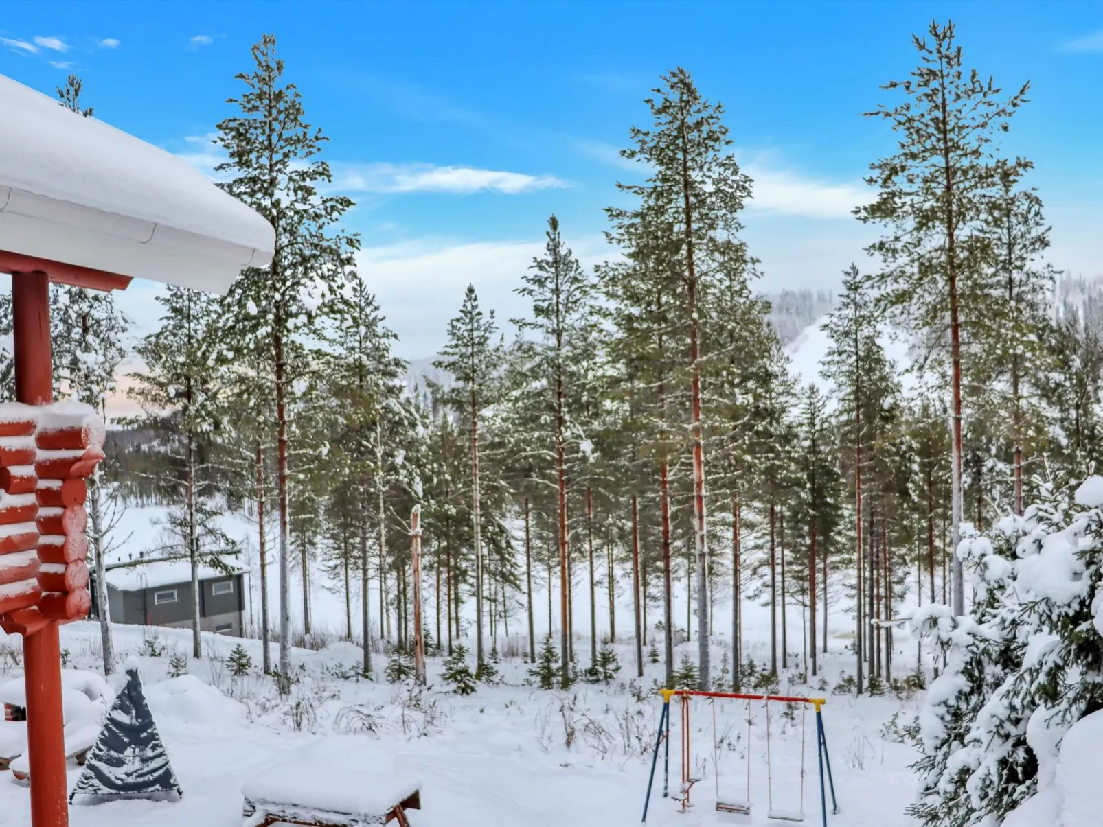 Tunturimaja 2 mökki-Dedans