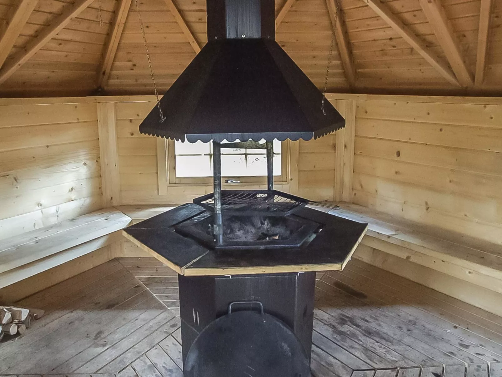 Honkapirtti, vuotunki-Dedans