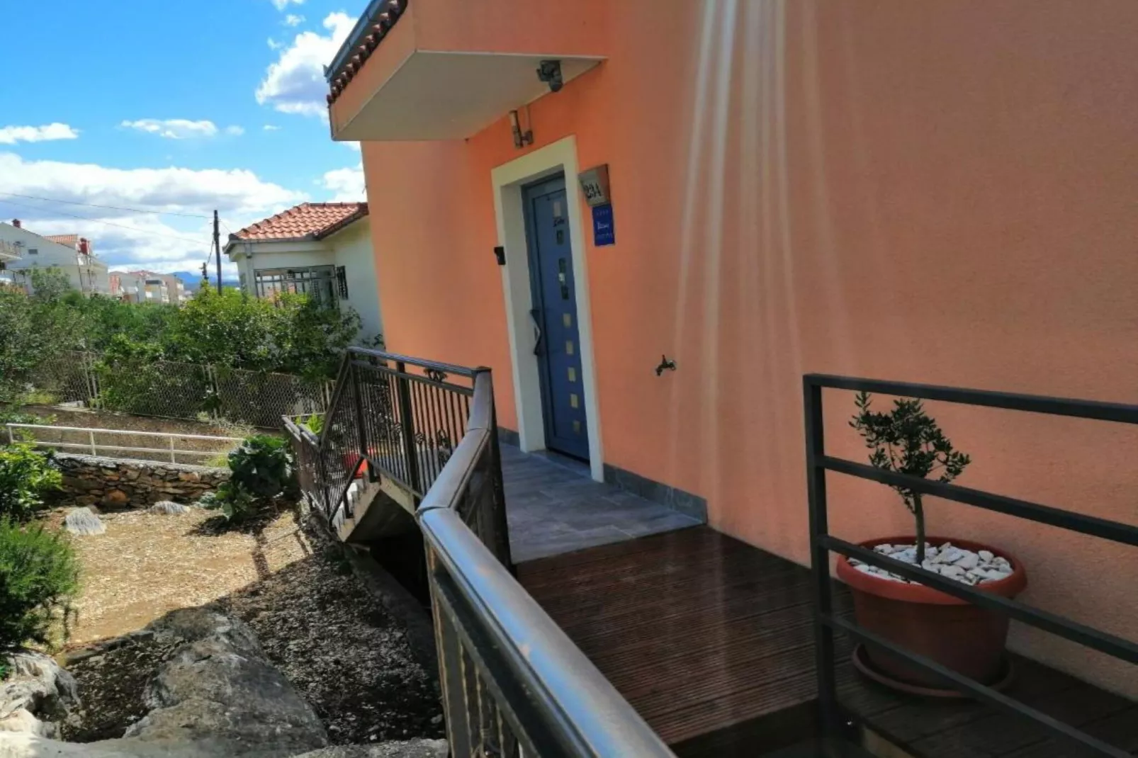 Apartment Libe with Sea View Trogir - Two Bedroom Apartment with Balcony-Outdoor