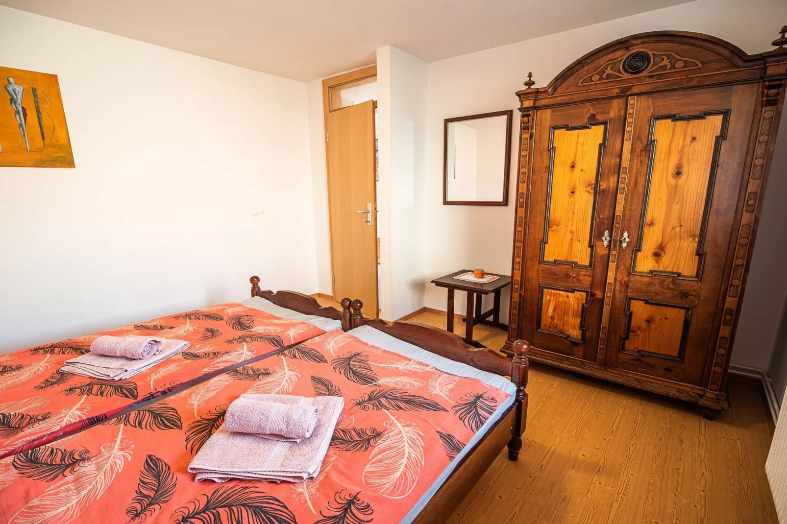 Holiday Home Slap with Sauna and BBQ - Two Bedroom Holiday Home-Bedroom