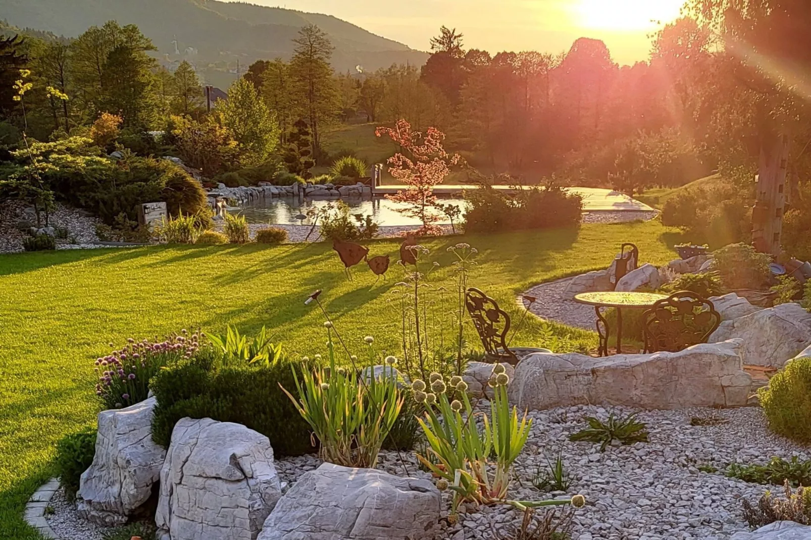 Echo Valley Hillside Holiday Home with Sauna - Two Bedroom Holiday Home with Sauna-Im Freien