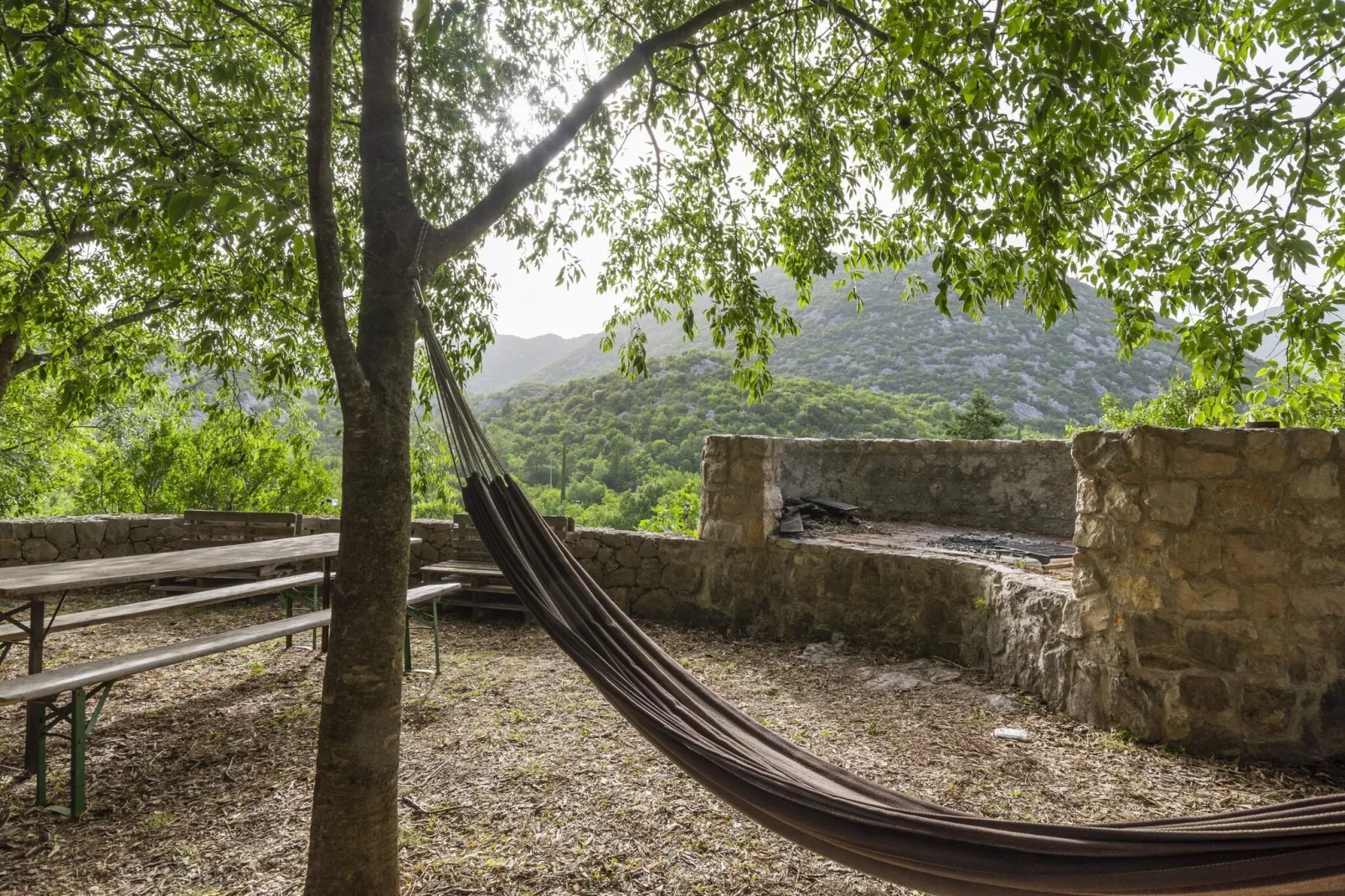 Rustical Resort Kokorići with Shared Outdoor Swimming Pool - One Bedroom Apartment with Terrace-Im Freien