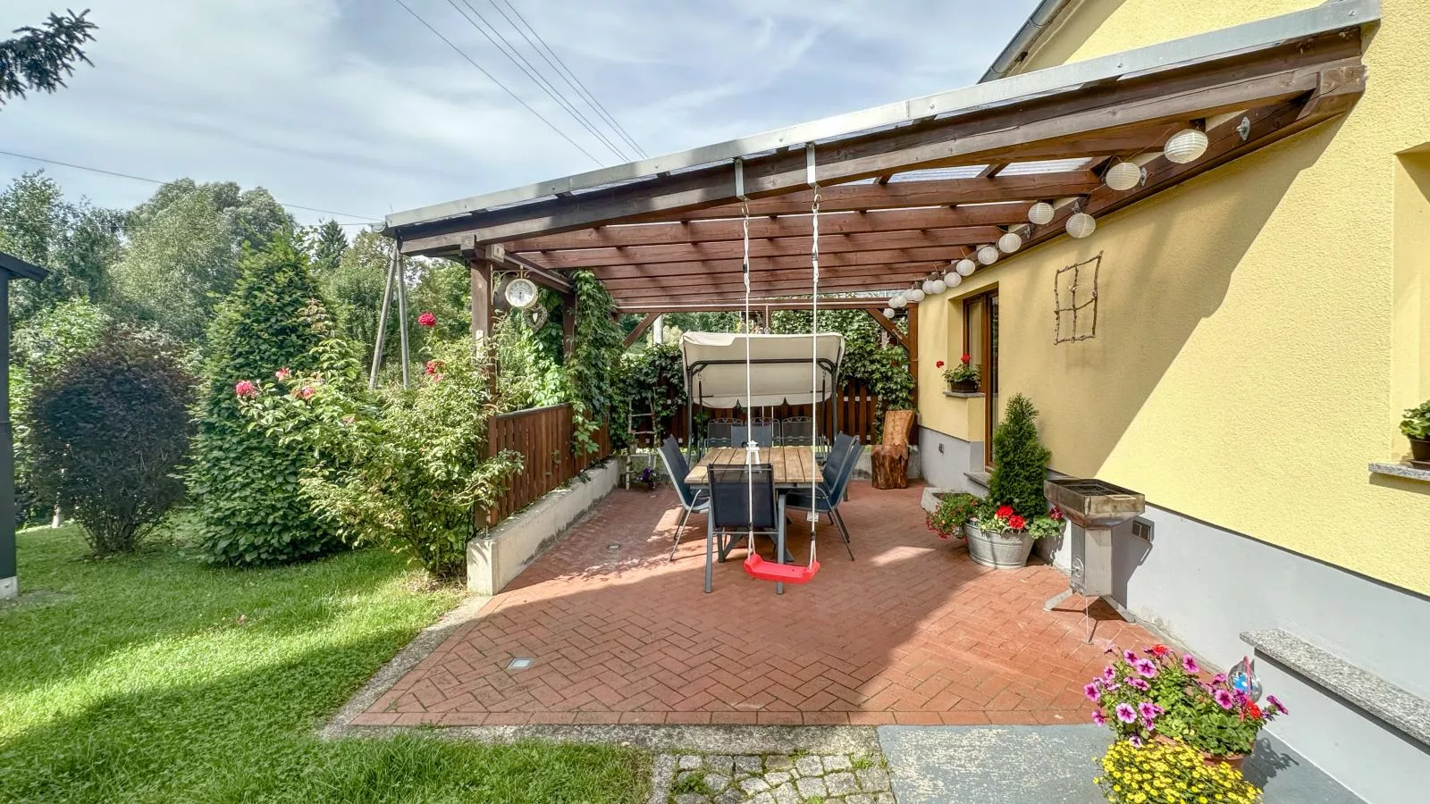 Kegel-Terrasse/Balkon