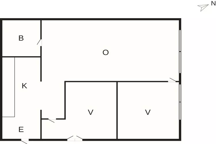 5 star holiday home in Svaneke-Floor plan