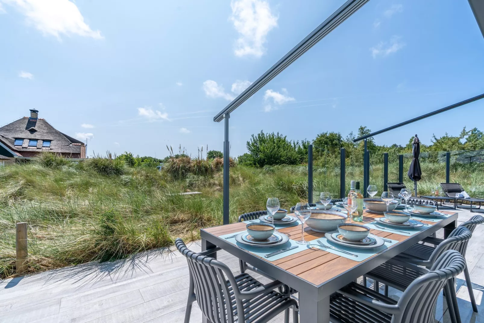 Strandvilla Hygge-Terrasse/Balkon