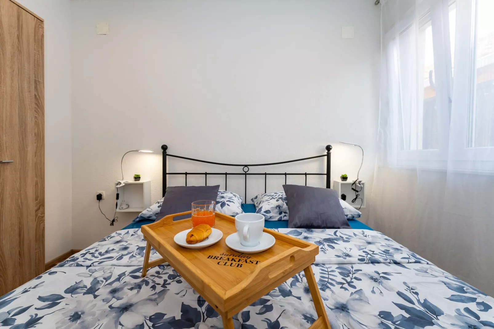 Apartment Nikita with private pool-Bedroom