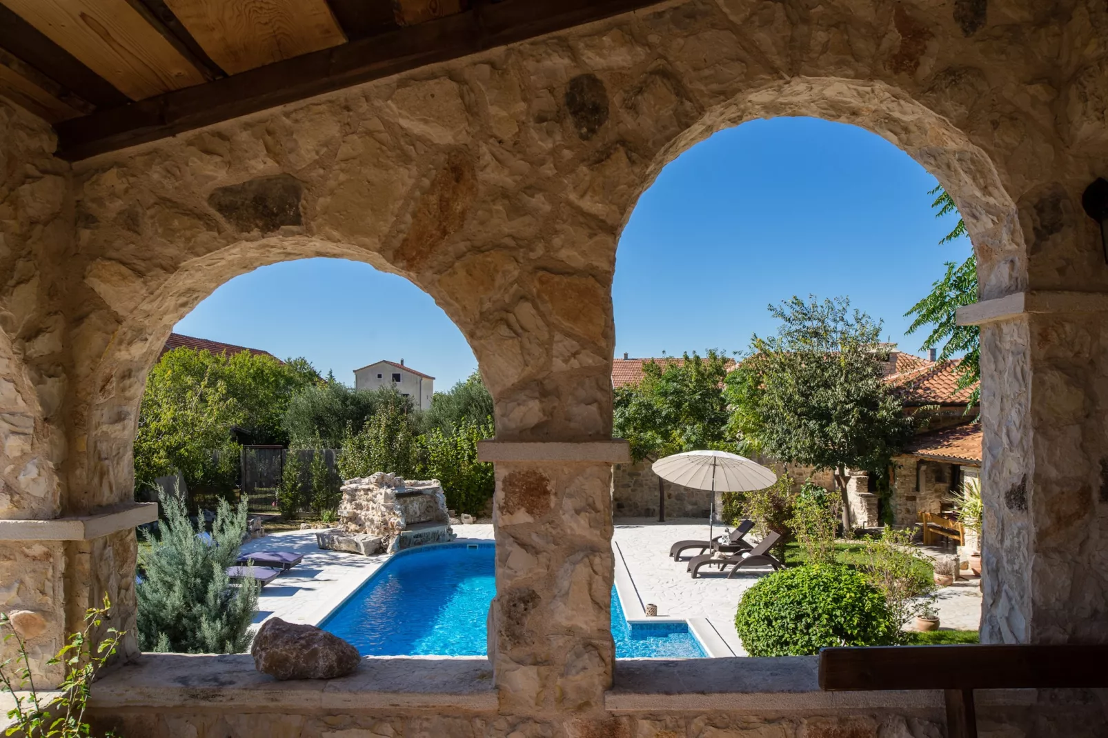 Villa Olea with private heated pool-Piscine