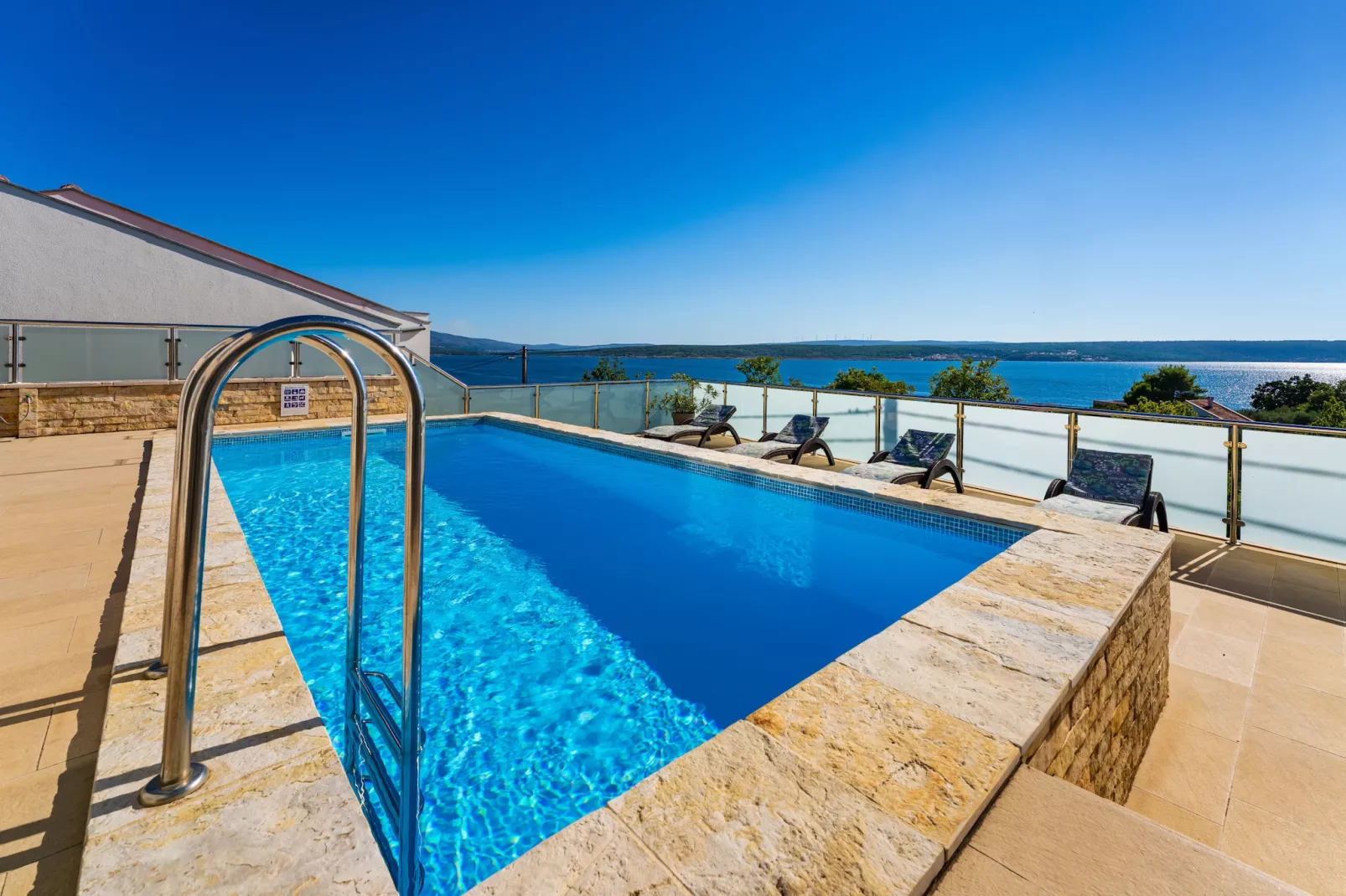 Sea view Villa Anpero-Piscine