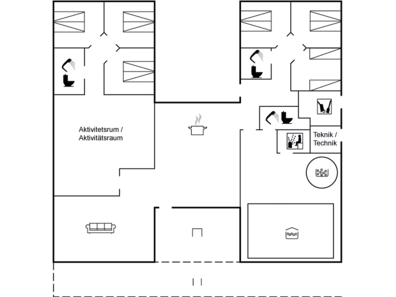 "Menja" - 1.4km from the sea-Inside