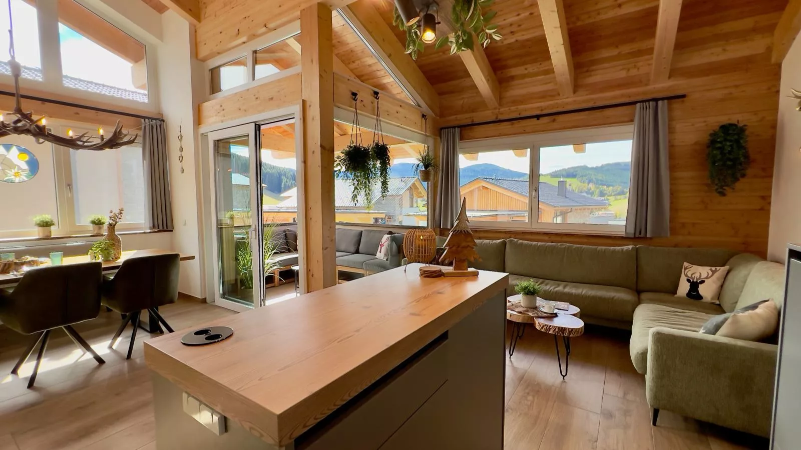 Grebenzen Lodge Edelweiss-Living room