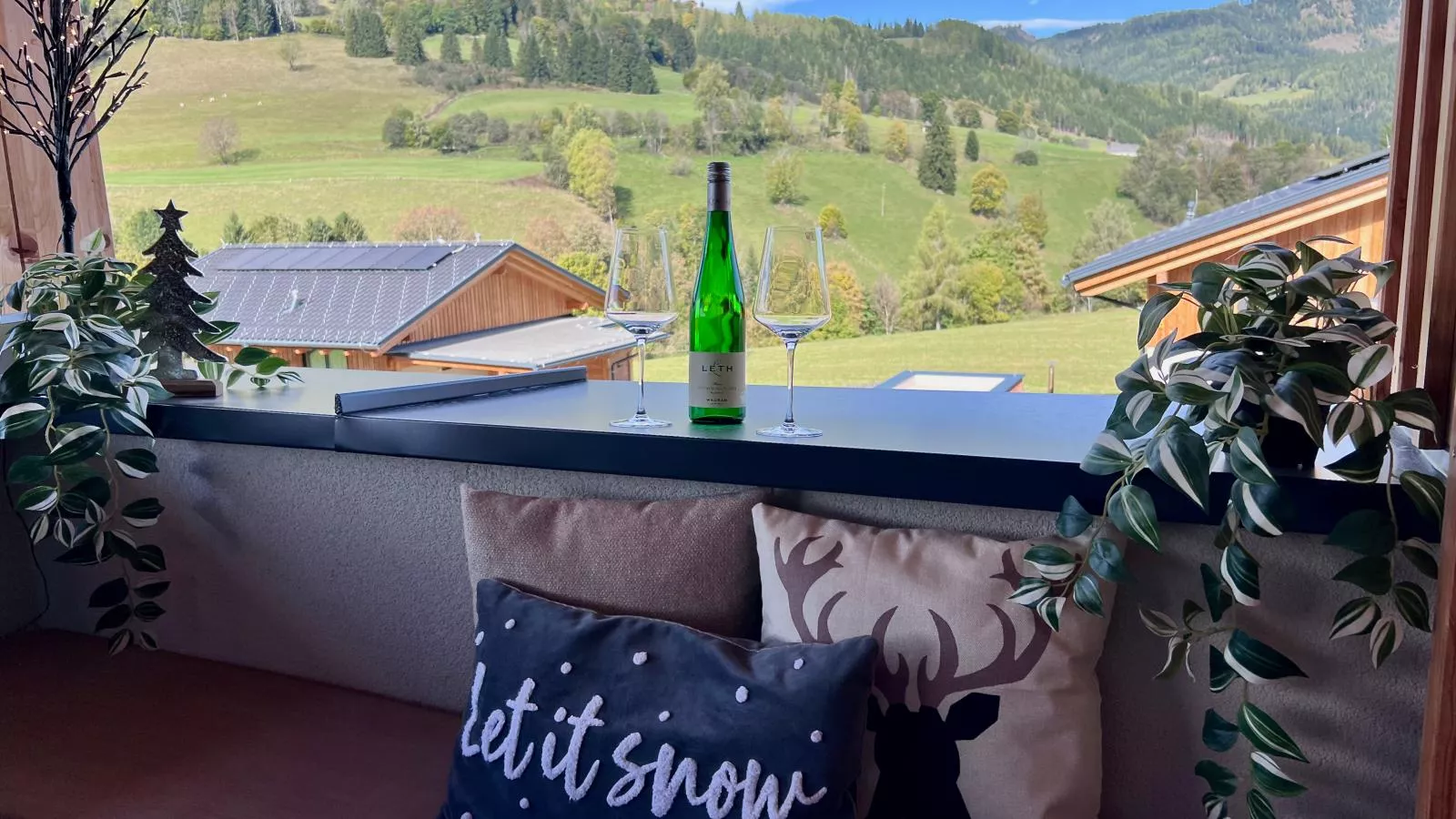 Almchalet Alpenglück-Terrasse / balcon