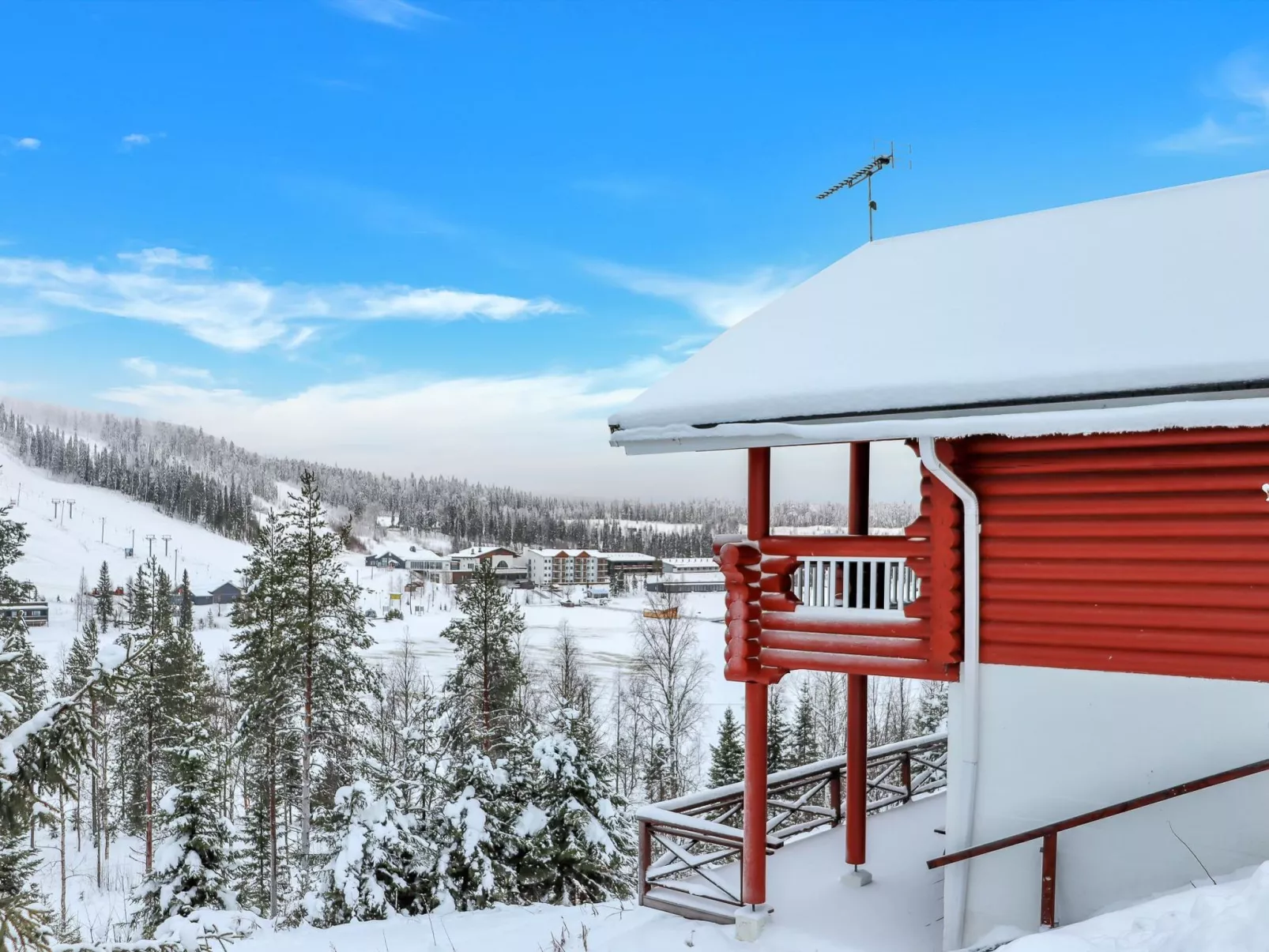 Tunturimaja 2 mökki-Dedans