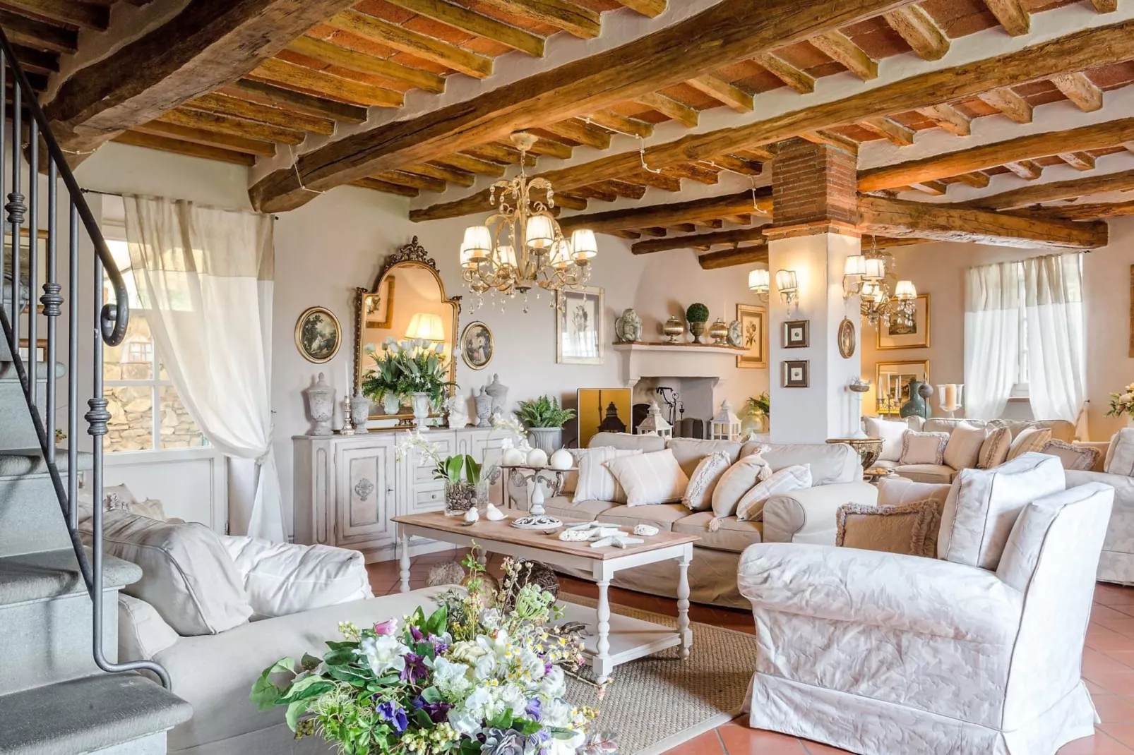 Villa Il Palagio-Living room