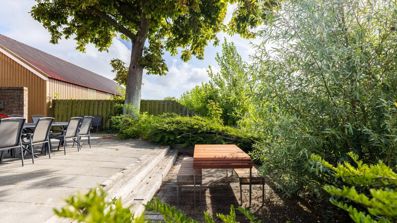 Groep in Friesland-Gardens in summer