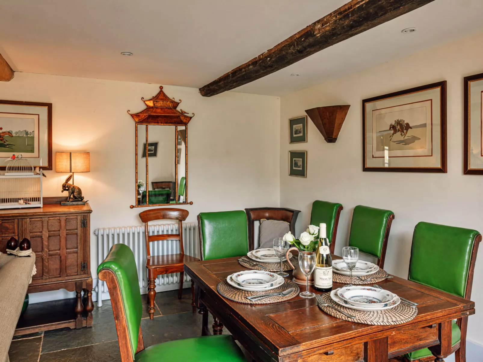 Beili Glas Cottage-Dedans