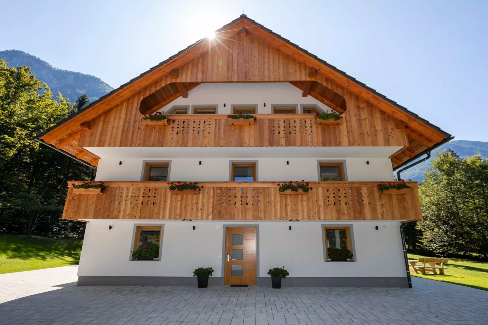 The Woodland Nook Apartments Bohinj - Standard Two Bedroom Apartment with Balcony (owner D)-Outdoor