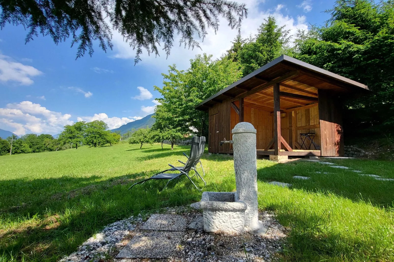 Peaceful Countryside Holiday Home with Terrace - One Bedroom Holiday Home with Terrace-Outdoor