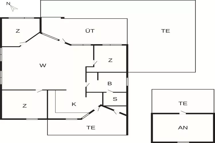 5 star holiday home in Sydals-Floor plan