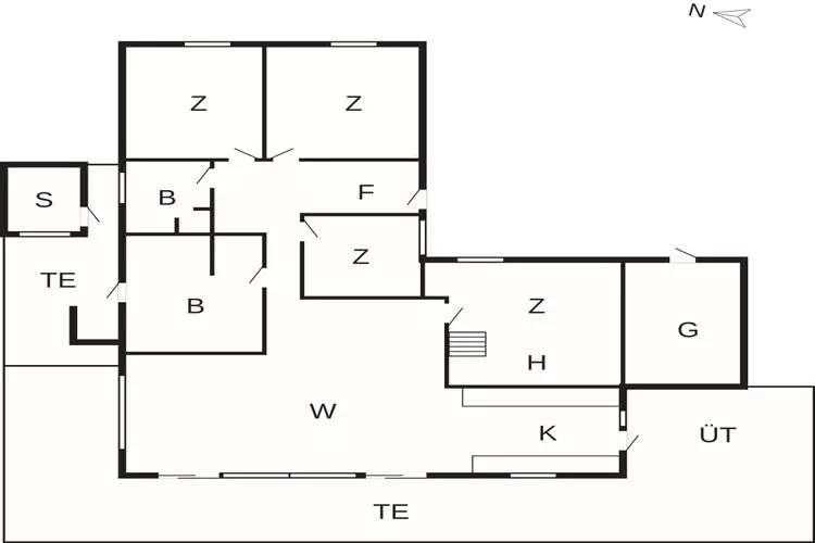 5 star holiday home in Millinge-Floor plan