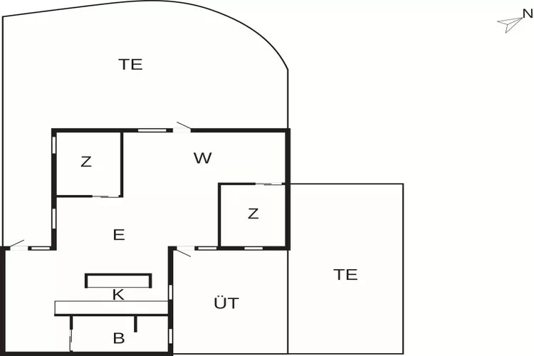 5 etoiles maison de vacances a Karrebæksminde-Plan
