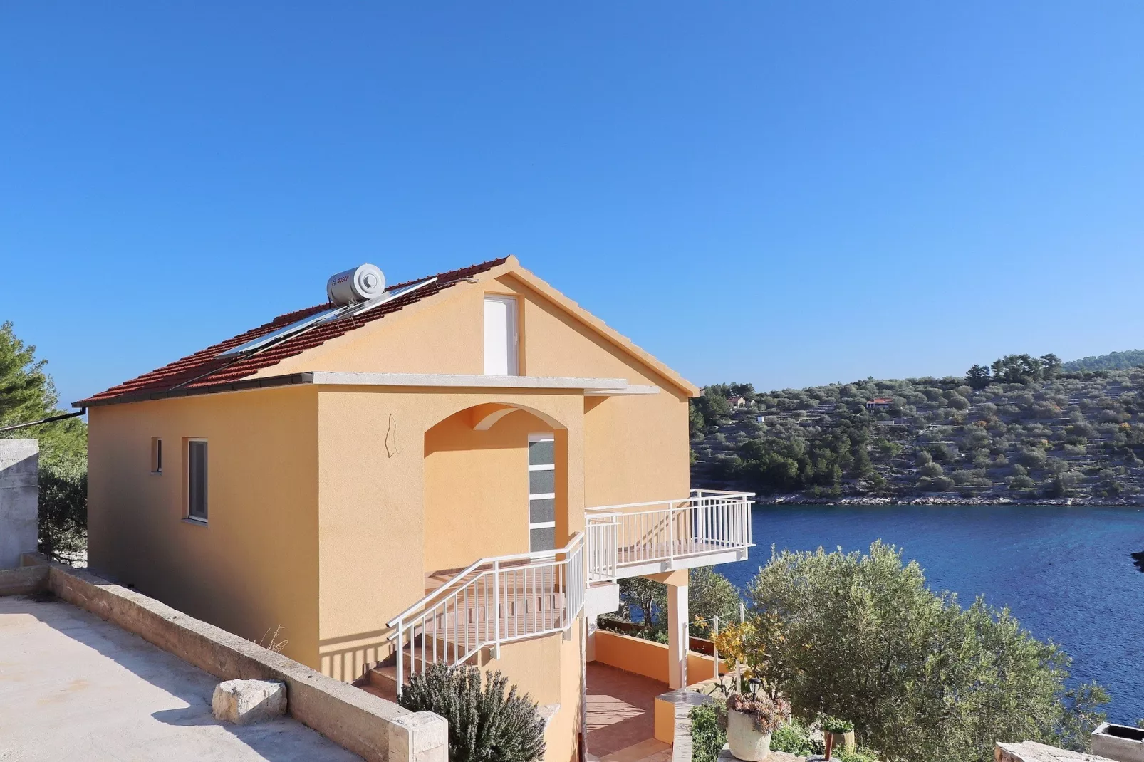 Peaceful Holiday House Senija - Four bedroom Holiday Home with Terrace and Sea View-Outdoor