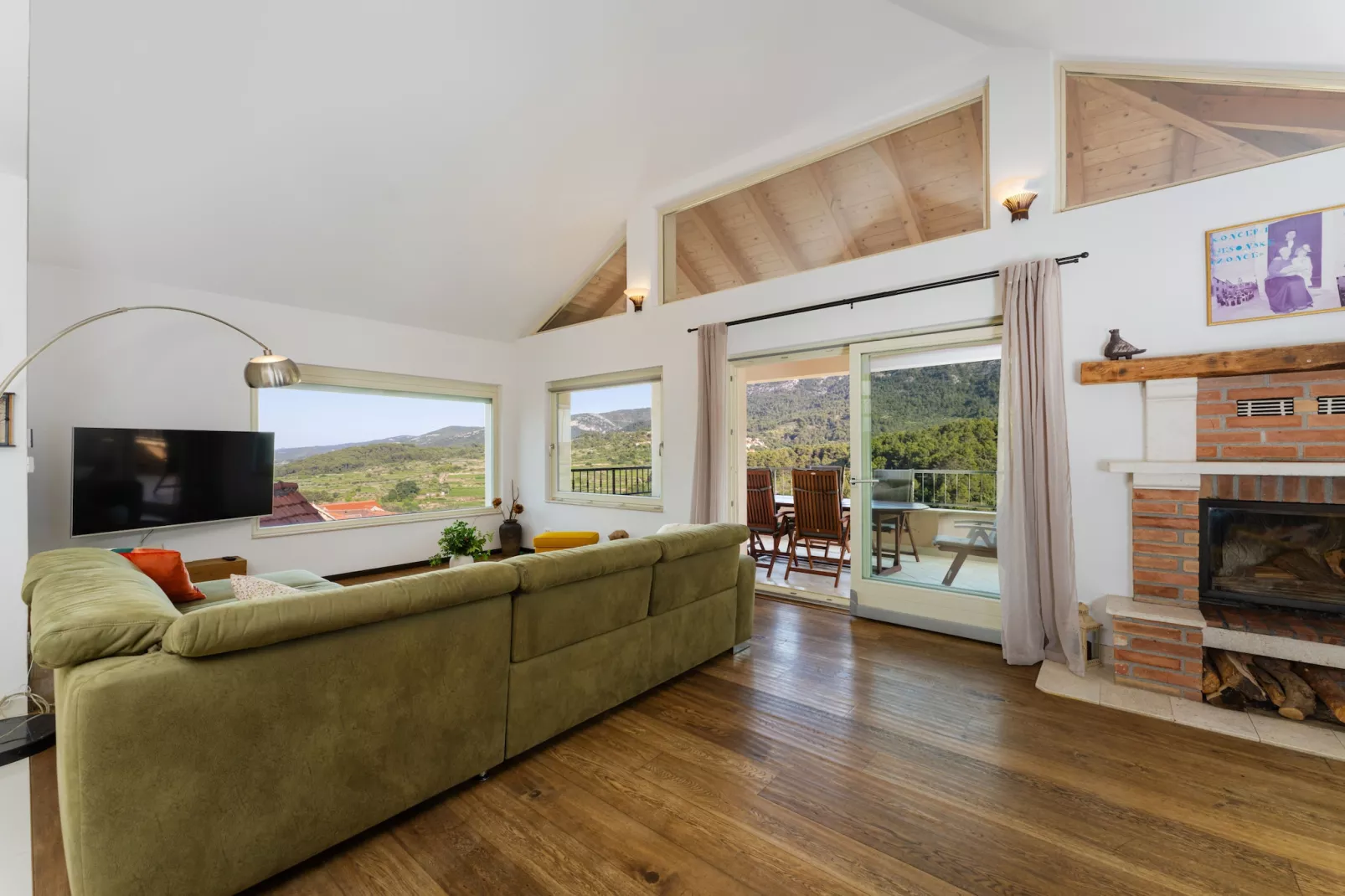 Sea view Villa Amaria-Living room