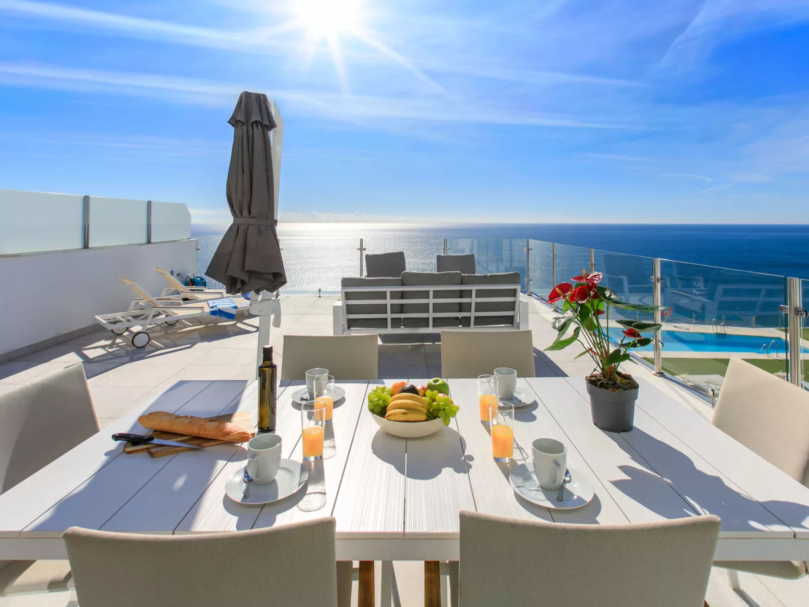 Ocean view sauna & Spa-Draußen