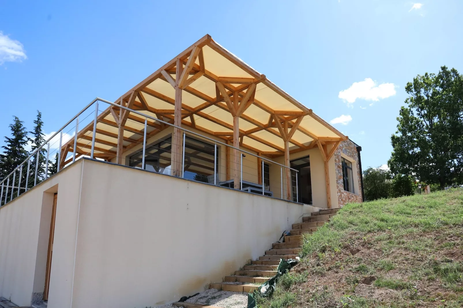 Villa moderne-Terrasse / balcon