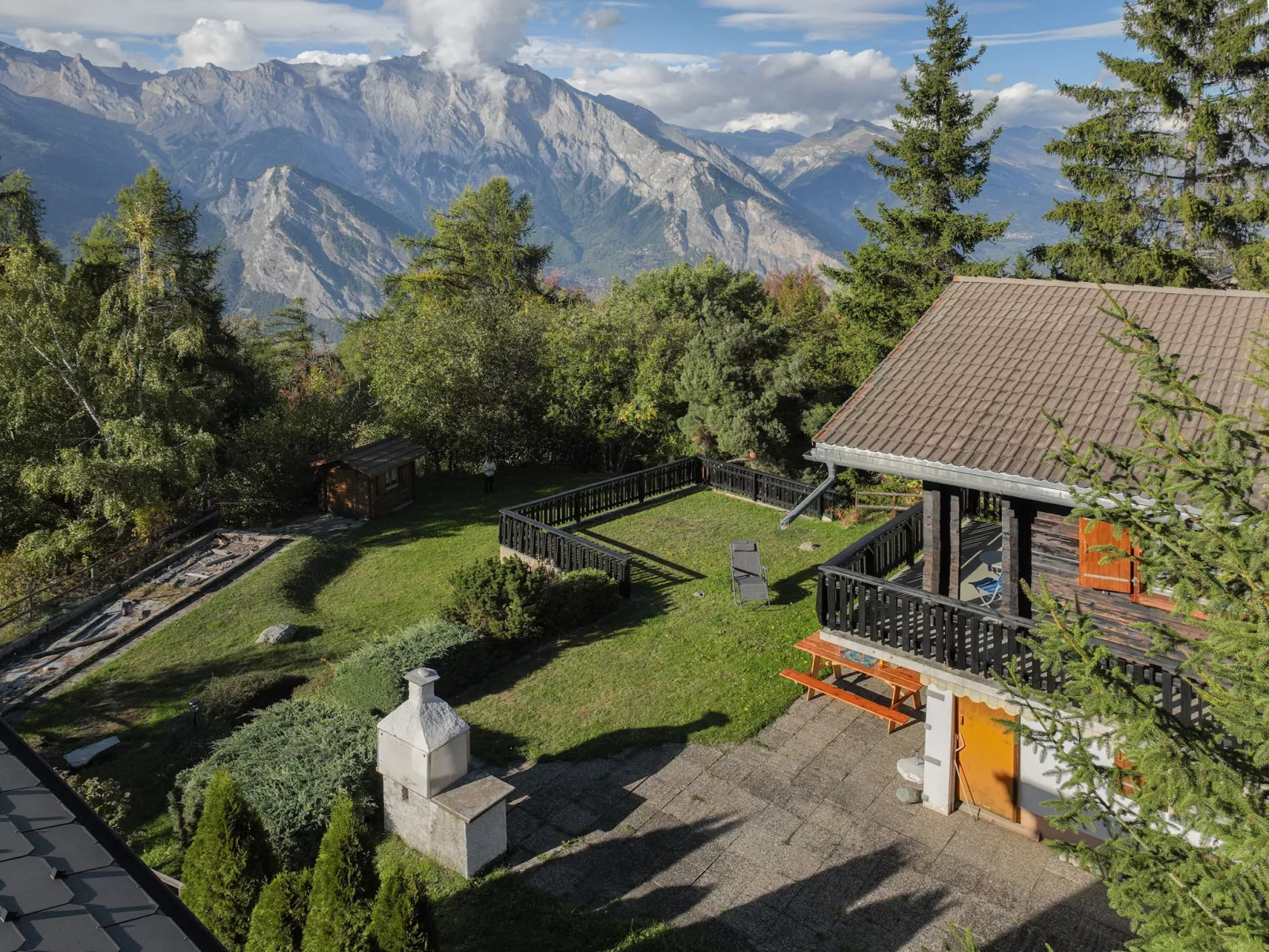 Chalet Chante Neige-Draußen