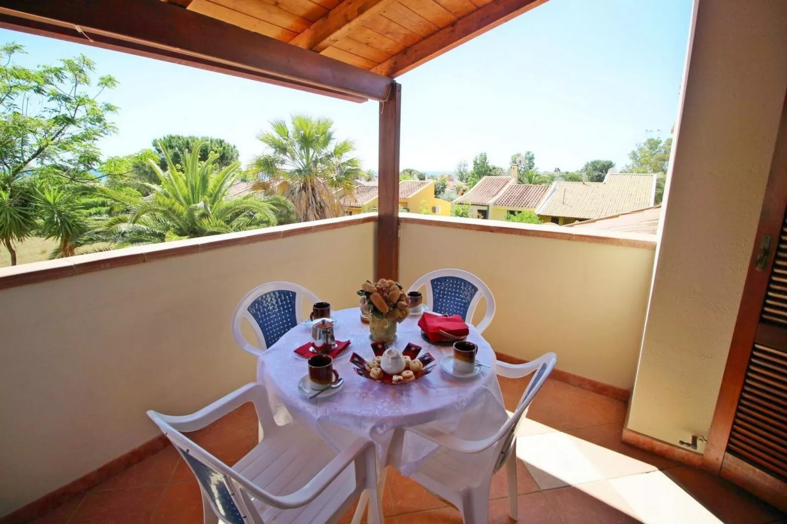 Holiday residence Costa Rei - Wohnung trilo Villetta Alba-Terrasse / balcon