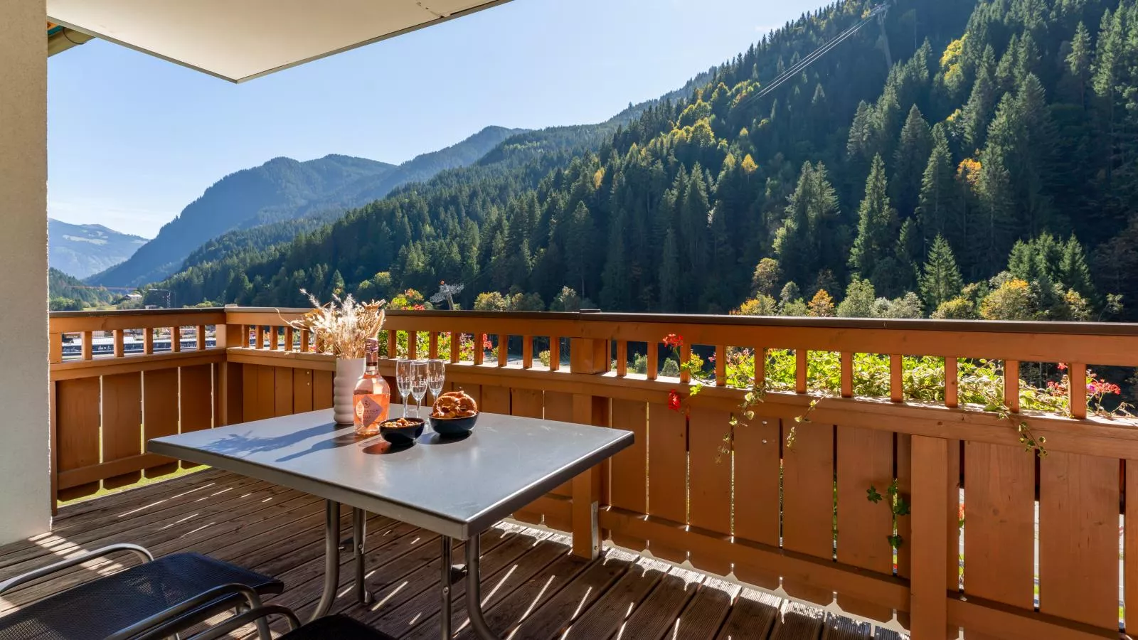 Drei Berge Top 4-Terrasse / balcon