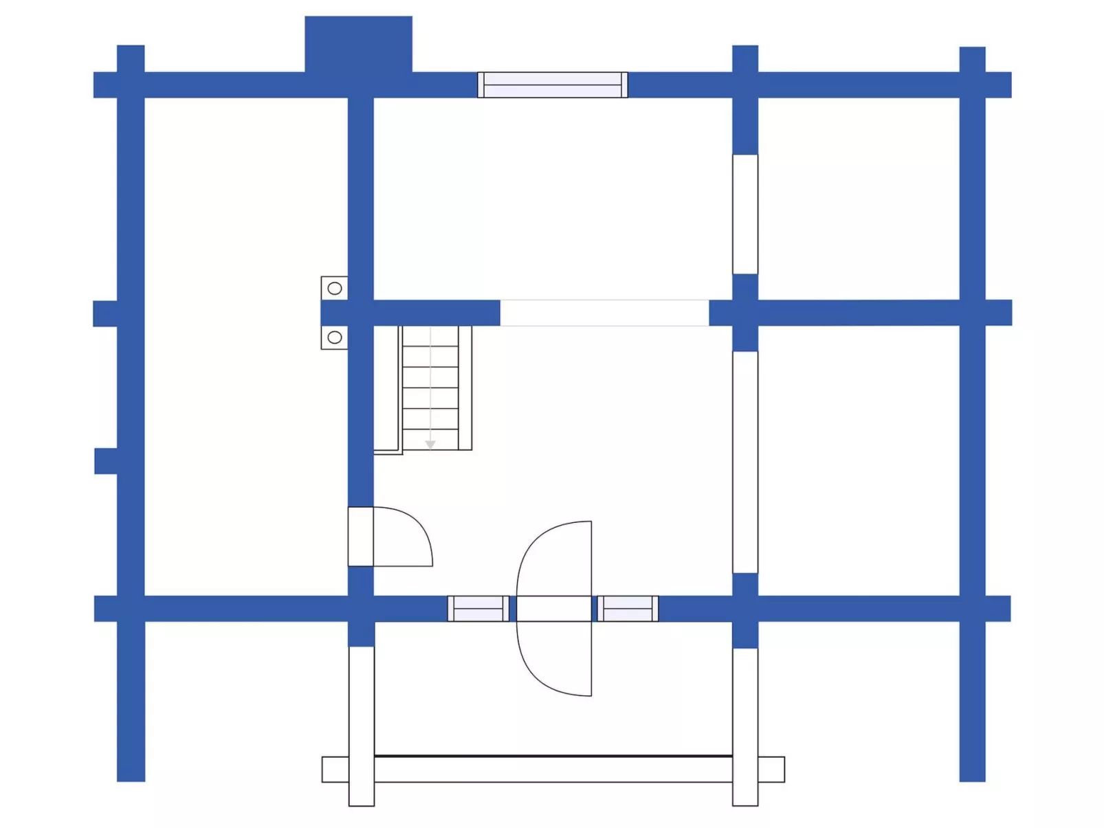 Alakitkajärvi, takkusalmi-Dedans