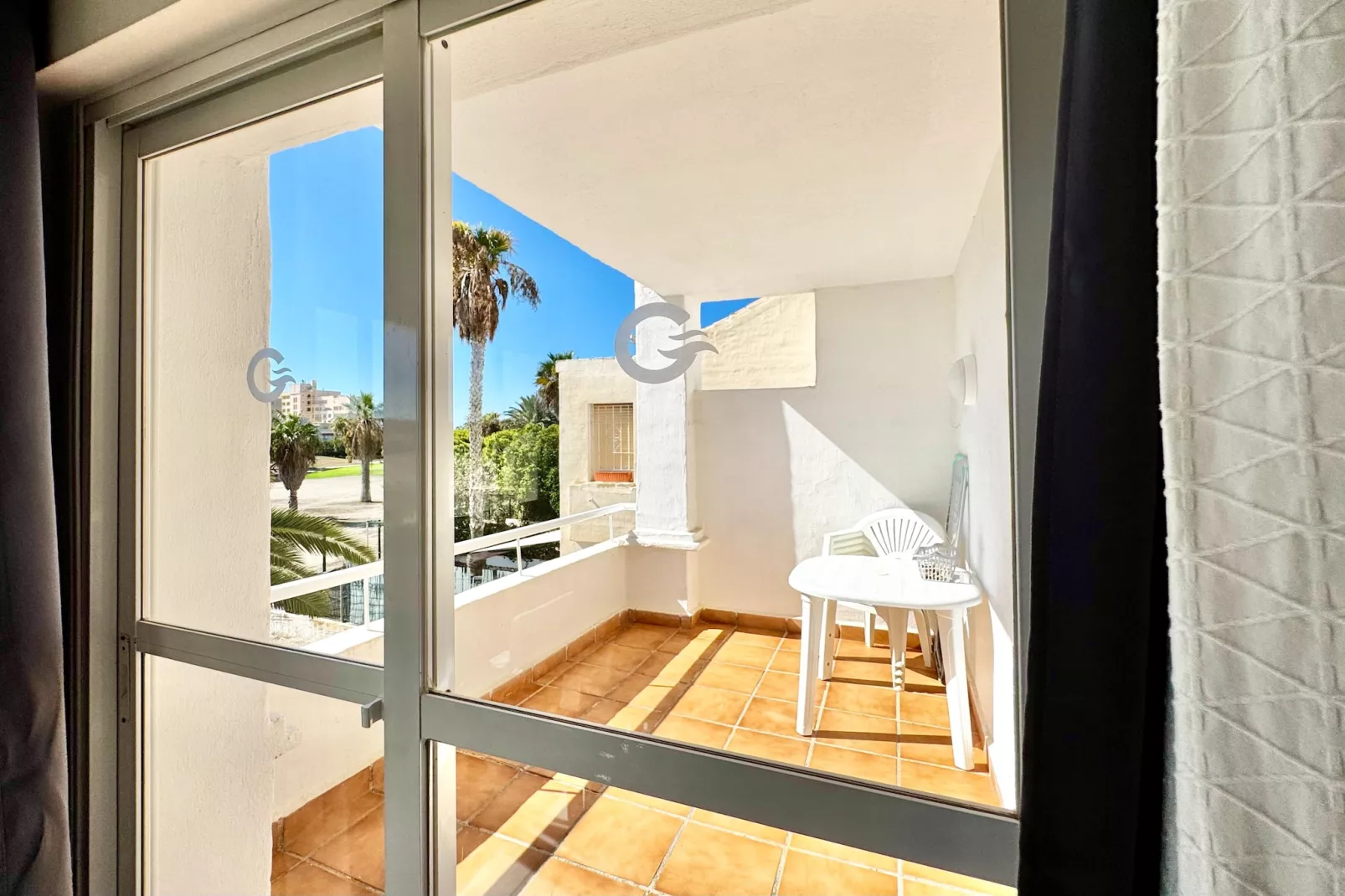 Alojamiento turístico Golf Center 13-Terrasse/Balkon