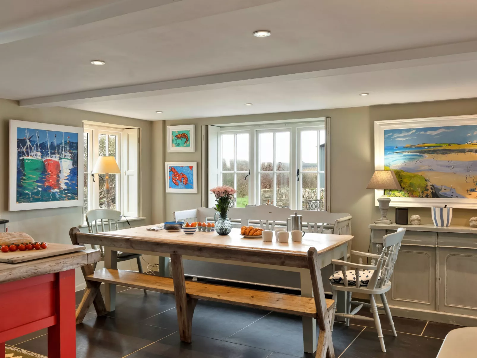 St Eval School House-Dedans