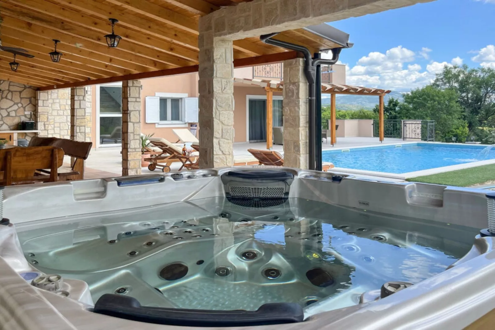 Villa Maria with Outdoor Pool - Five Bedroom Villa with Outdoor Pool-Swimming pool