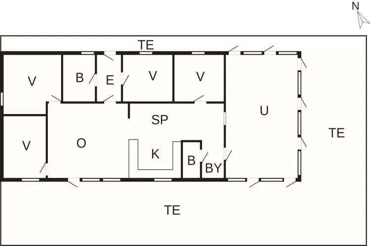 5 star holiday home in Vig-Floor plan