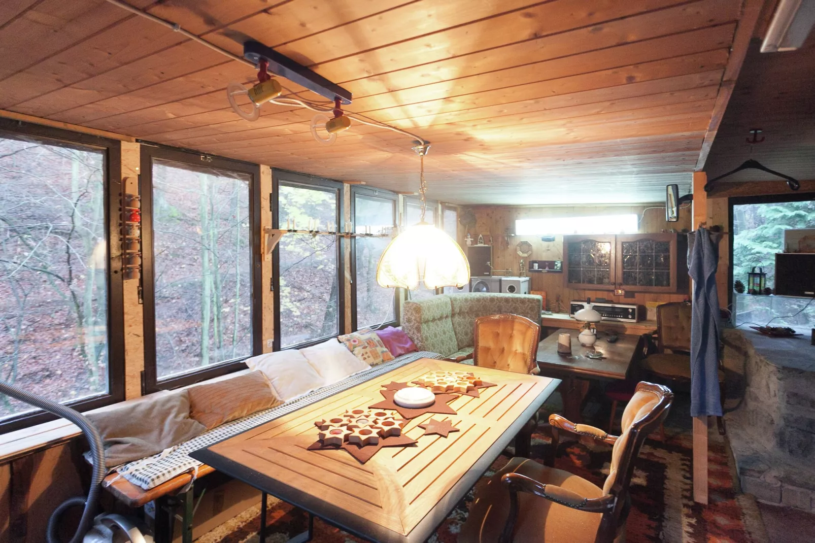 Ferienwohnung mit Kamin Am Waldrand-Ausstattung