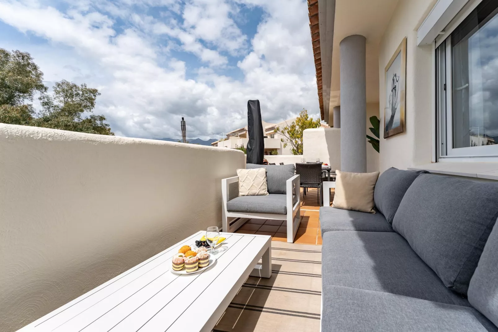 CT 366 - Faro's Silent Dream in Elviria - Marbella-Terrace balcony