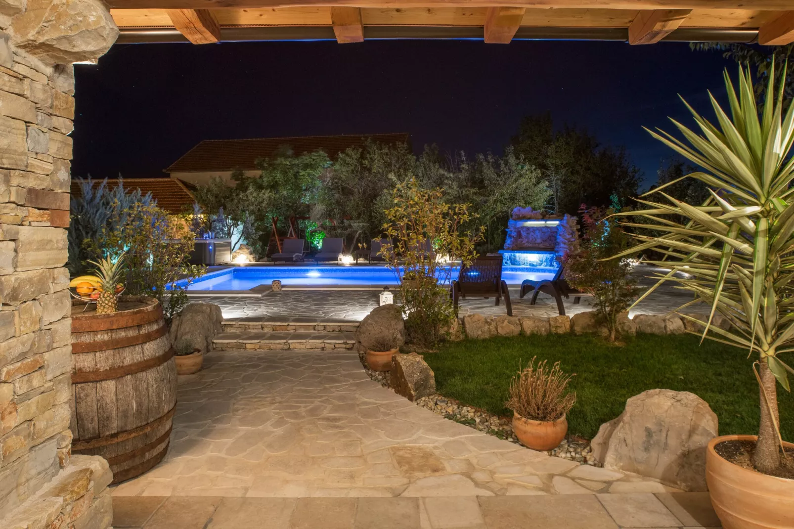 Villa Olea with private heated pool-Piscine