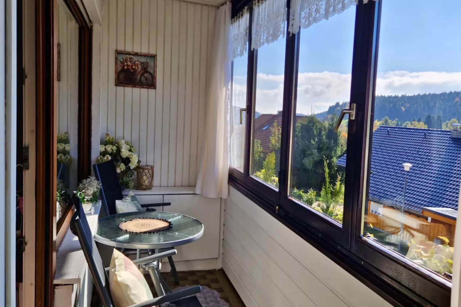 Ferienwohnung Herrischried an der Skipiste-Terrace balcony